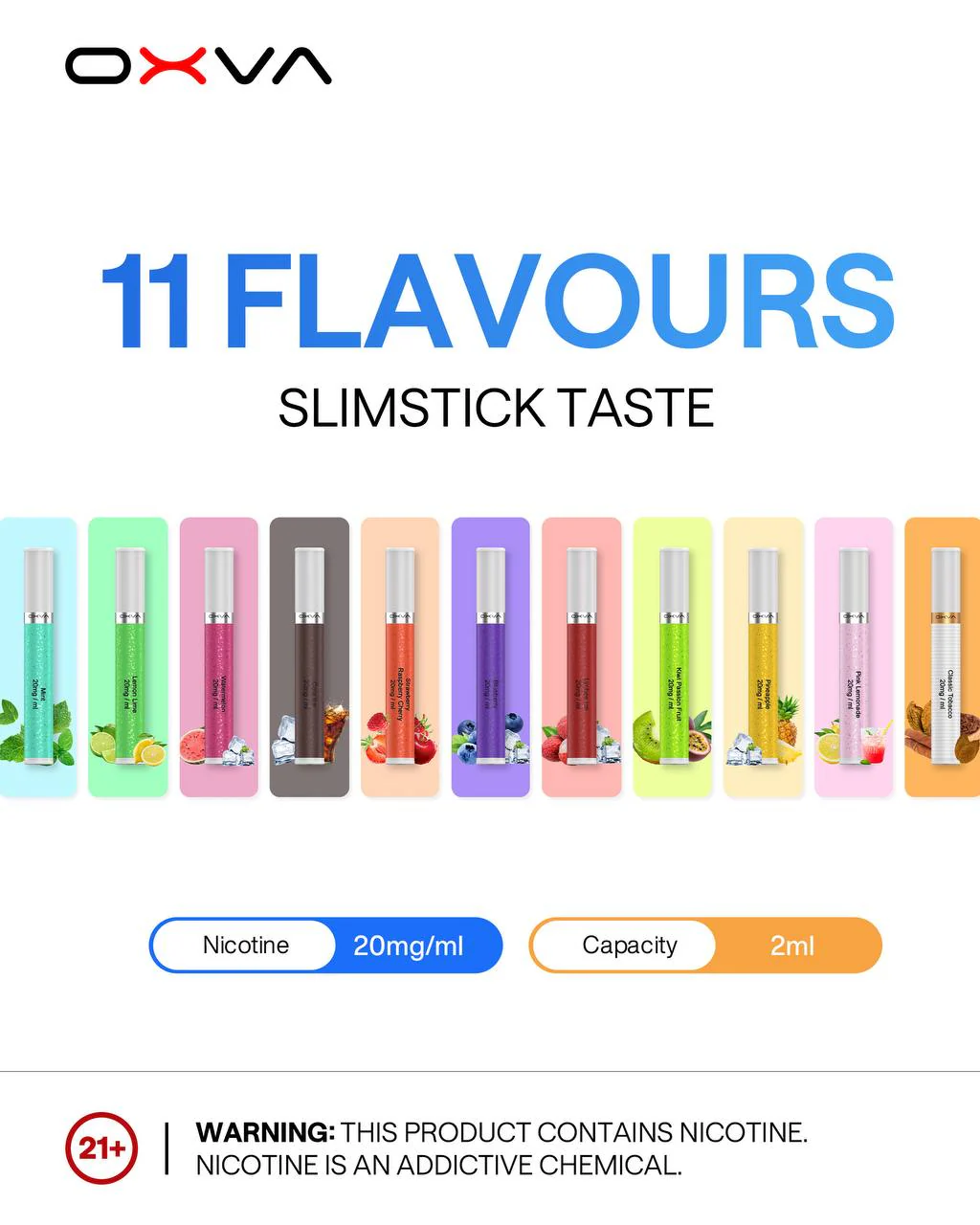 OXVA SLIMSTICK 預注油加熱棒電子煙拋棄式